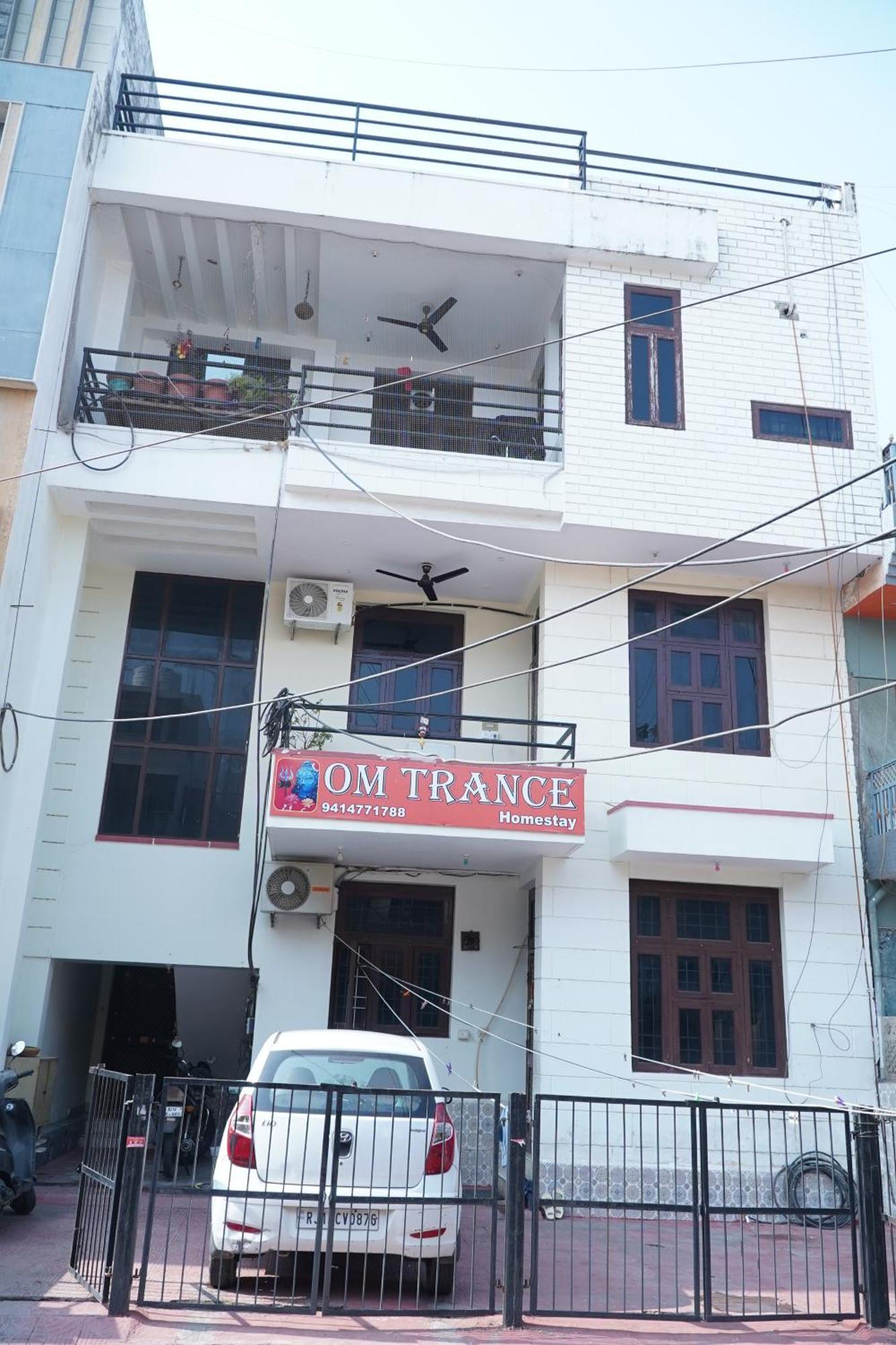 Om Trance Homestay ชัยปุระ ภายนอก รูปภาพ